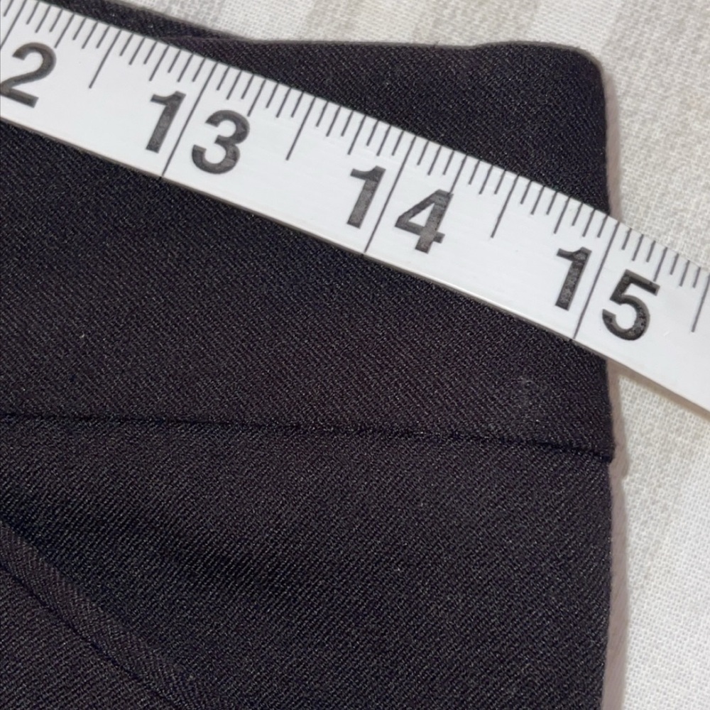 W.H.B.M Black “Legacy” Modern Boot Dress Pants Sz. 4 Short/ 30” Inseam - Picture 11 of 13